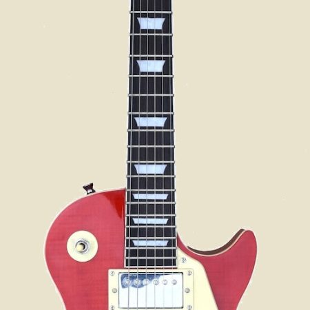 A TONE LESPAUL SHAPED ELECTRIC GUITAR - WINE RED