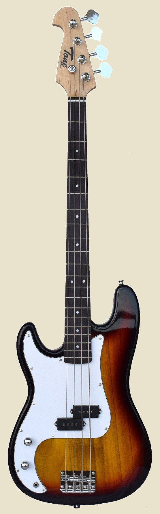 TONE LEFT-HANDED PRECISION BASS IN 3-TONE SUNBURST